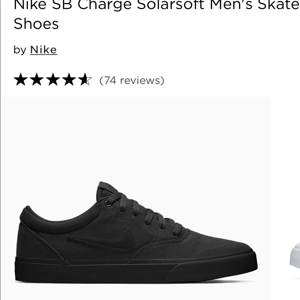 🌺NIKE MEN’S BLACK CANVAS SHOES 🌺